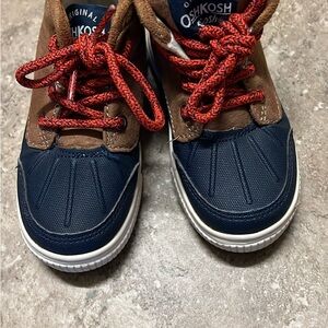 OshKosh B'gosh Kids' Navy and Brown Boots